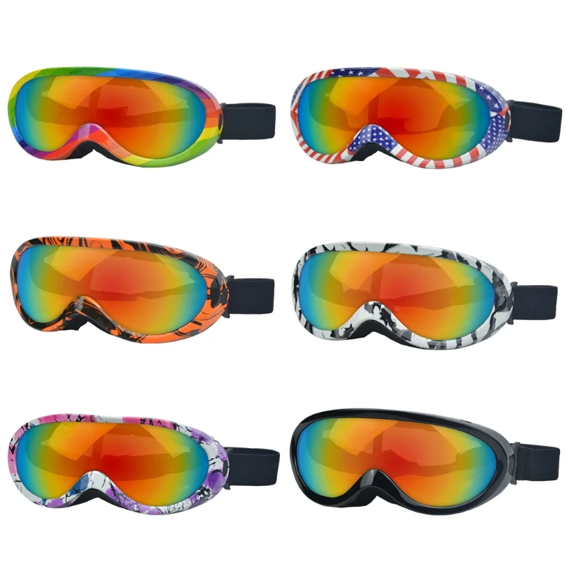 

Practical Ski Glasses Eyewear Adjustable Buckle Firm Comfortable Sponge Exquisite Outdoor Goggles Winter Sports Supply D5QD