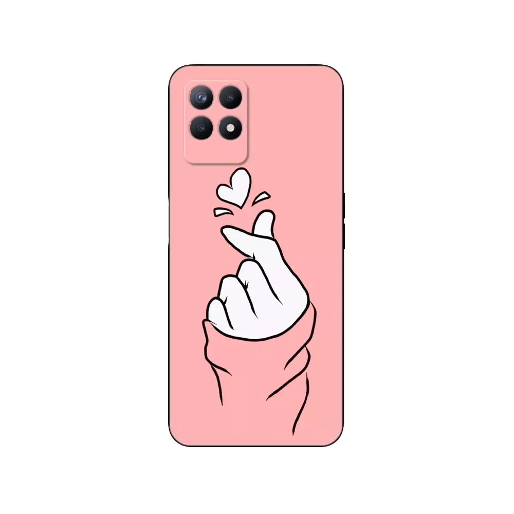 

8i Case 6.6inch Silicon Back Cover For OPPO Realme8i Soft Case RMX3151 Phone Case bumper Funda Coque black tpu case