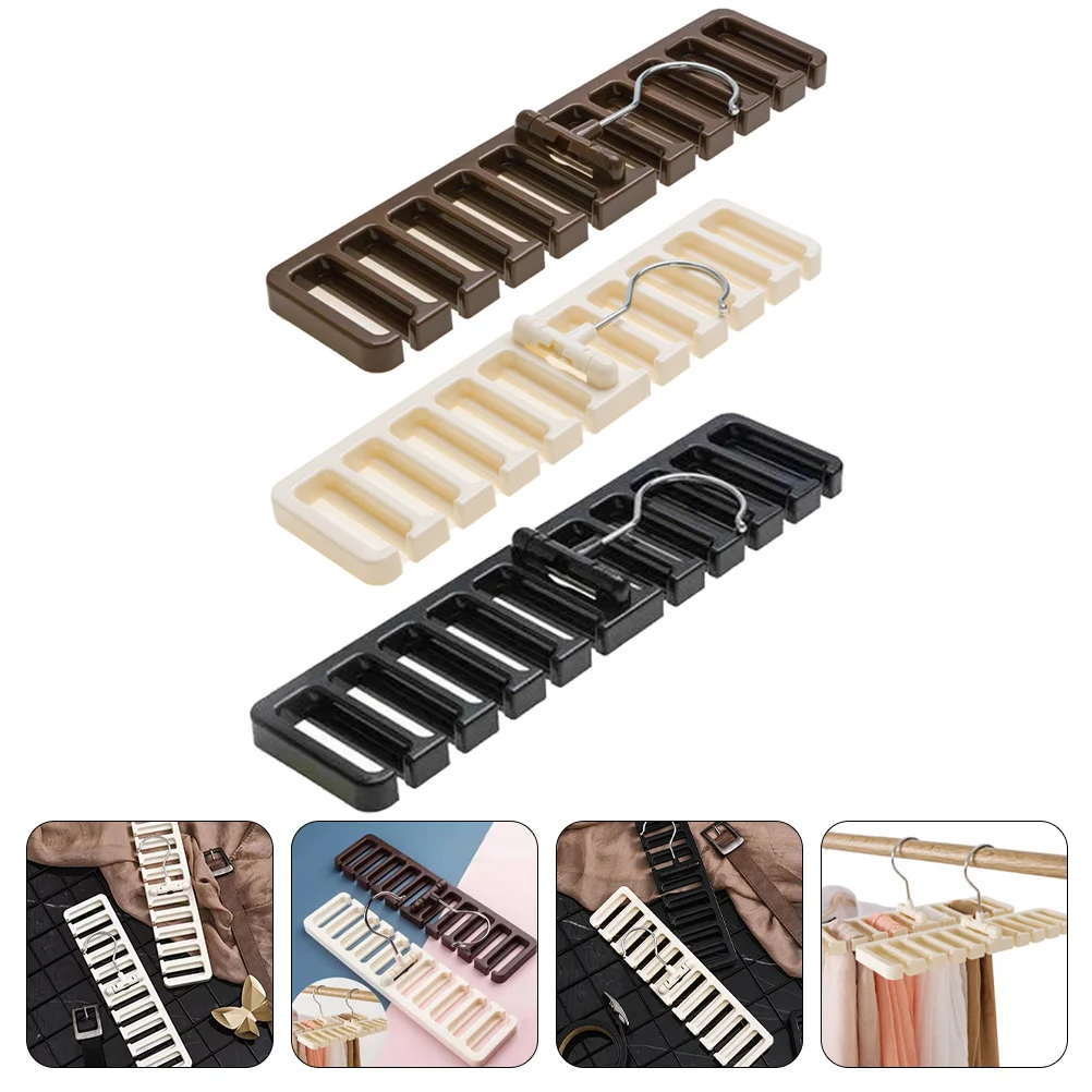 

Hanger Organizer Closet Tie Beltscarf Multi Function Clear Storage Cubes Rack