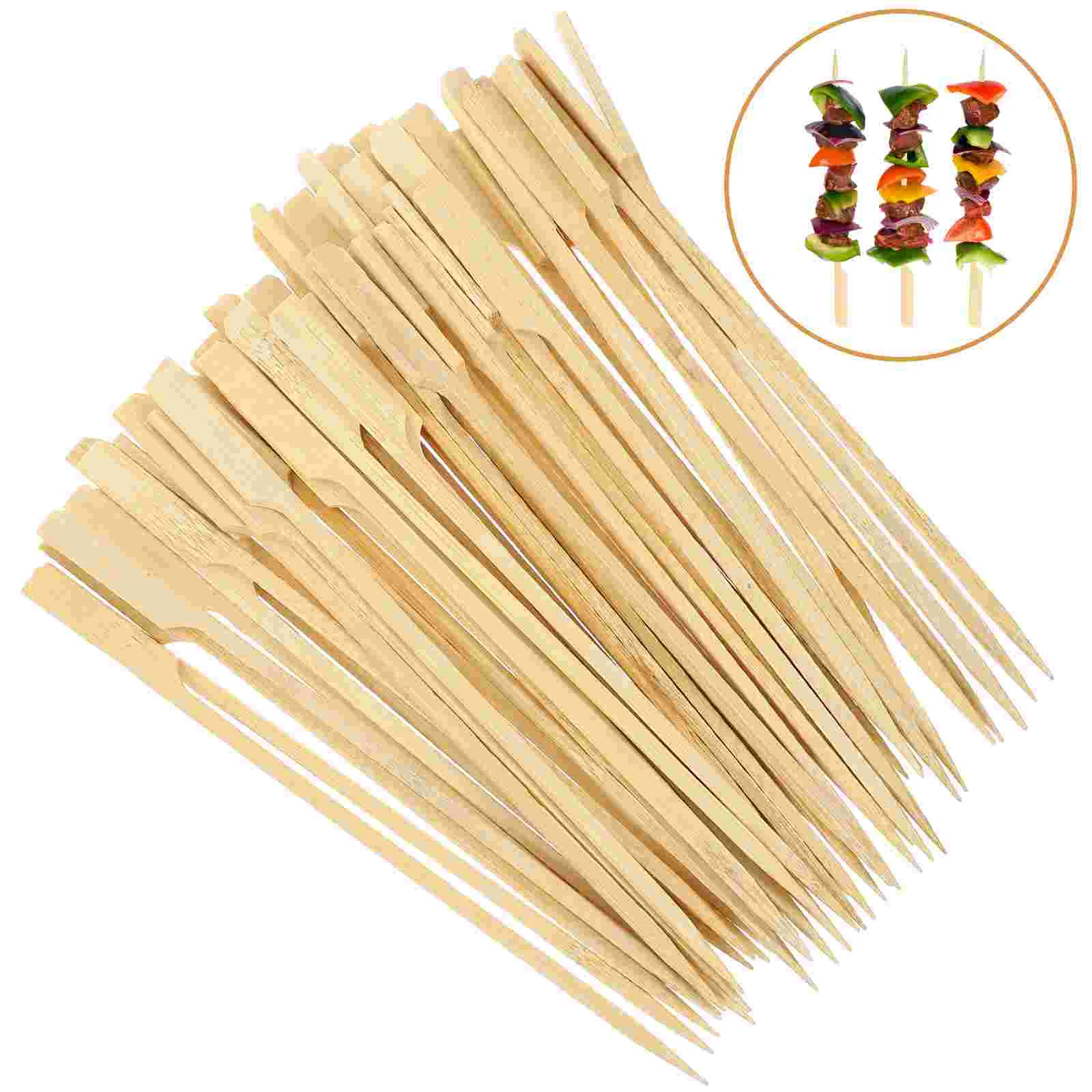 

200Pcs Multi-function Daily Use Compact Barbecue Skewer Skewer for Party Camping