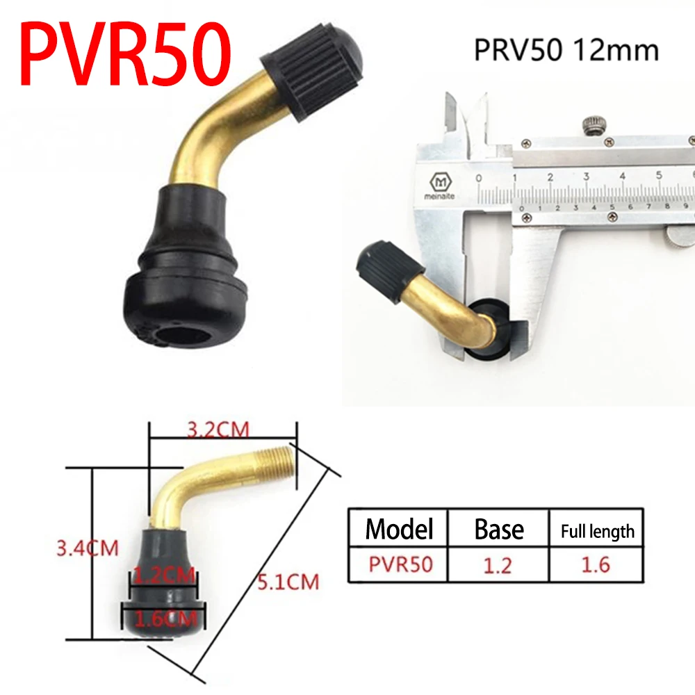 

Pvr50 Pvr60 Pvr70 резиновые стержни клапанов для шин мотоциклов бескамерные дисковые ниппели для колес