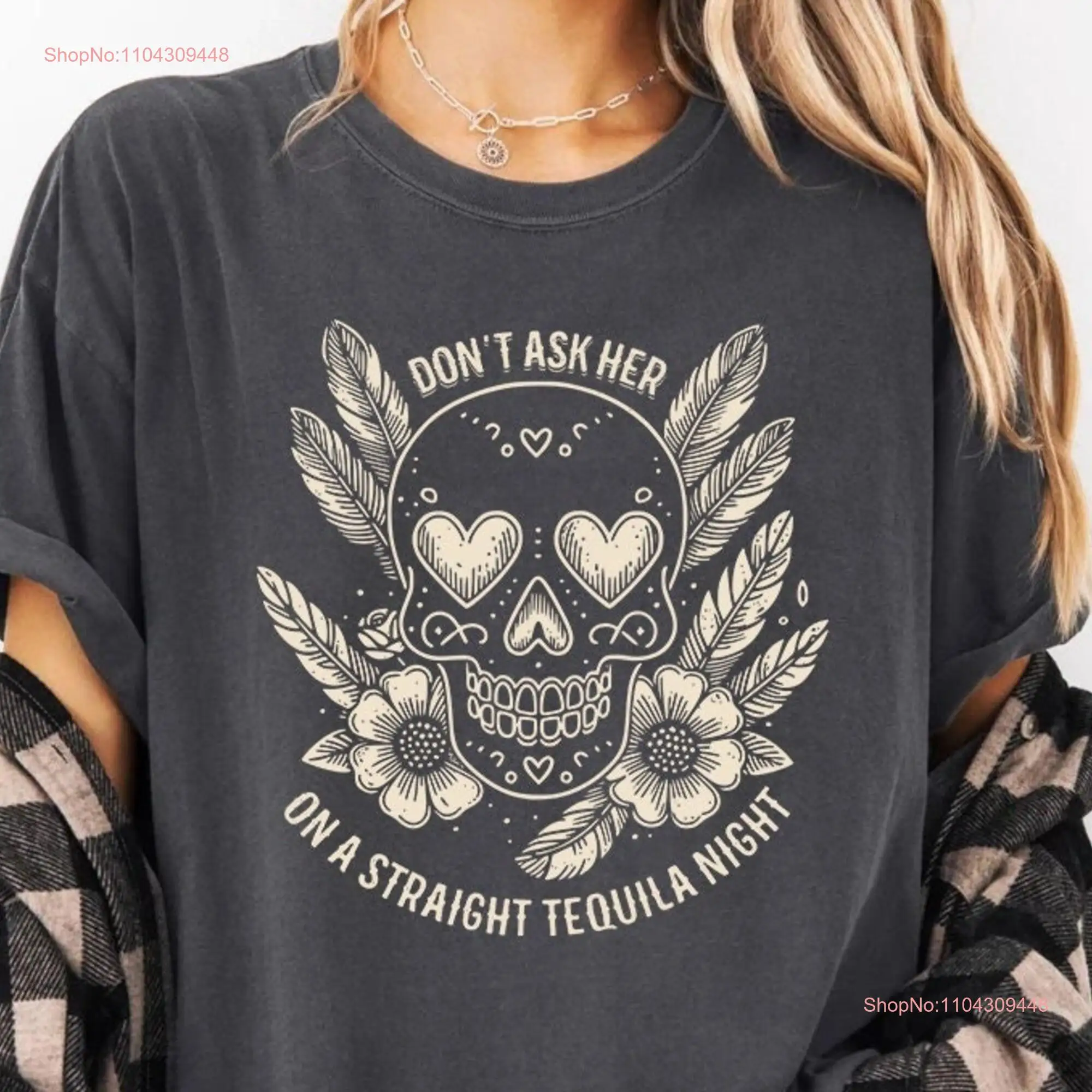 Прямая футболка Tequila NighT John Anderson ConcerT Country Band Western 90s Music Lyrics с длинными или короткими