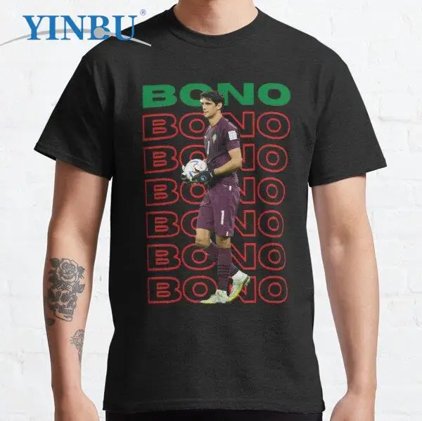 

Yassine Bounou t shirt for men fashion clothing new 2023 streetwear graphic tees