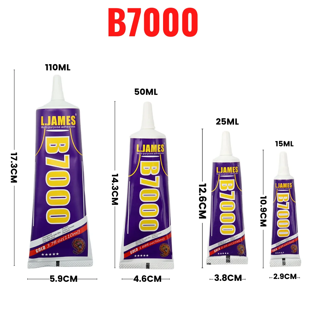 Универсальный прозрачный клей для ремонта контактных телефонов, 15/25/50/110 мл