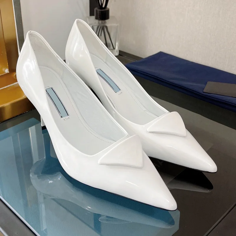 Summer New Metal Decoration Pointed Stiletto Shoes / Back Empty Sandals Women's High Heels Women's Sandals