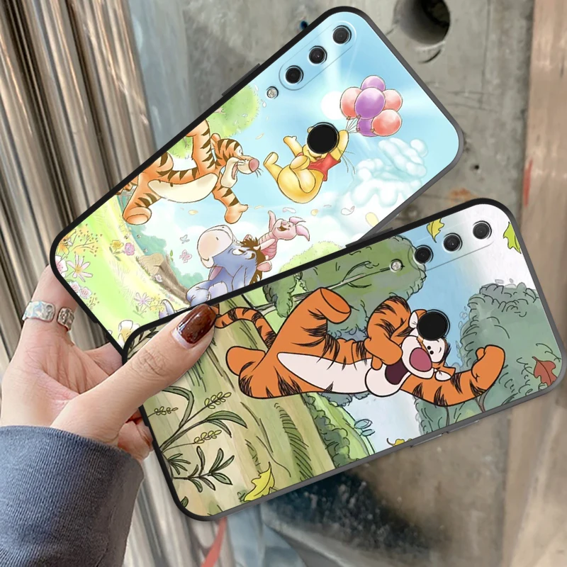 

Disney Winnie Phone Case For HUAWEI P20 P30 P40 Lite Pro Plus P20 Lite 2019 P Smart 2020 2019 Z 5G Coque Protective Smartphone