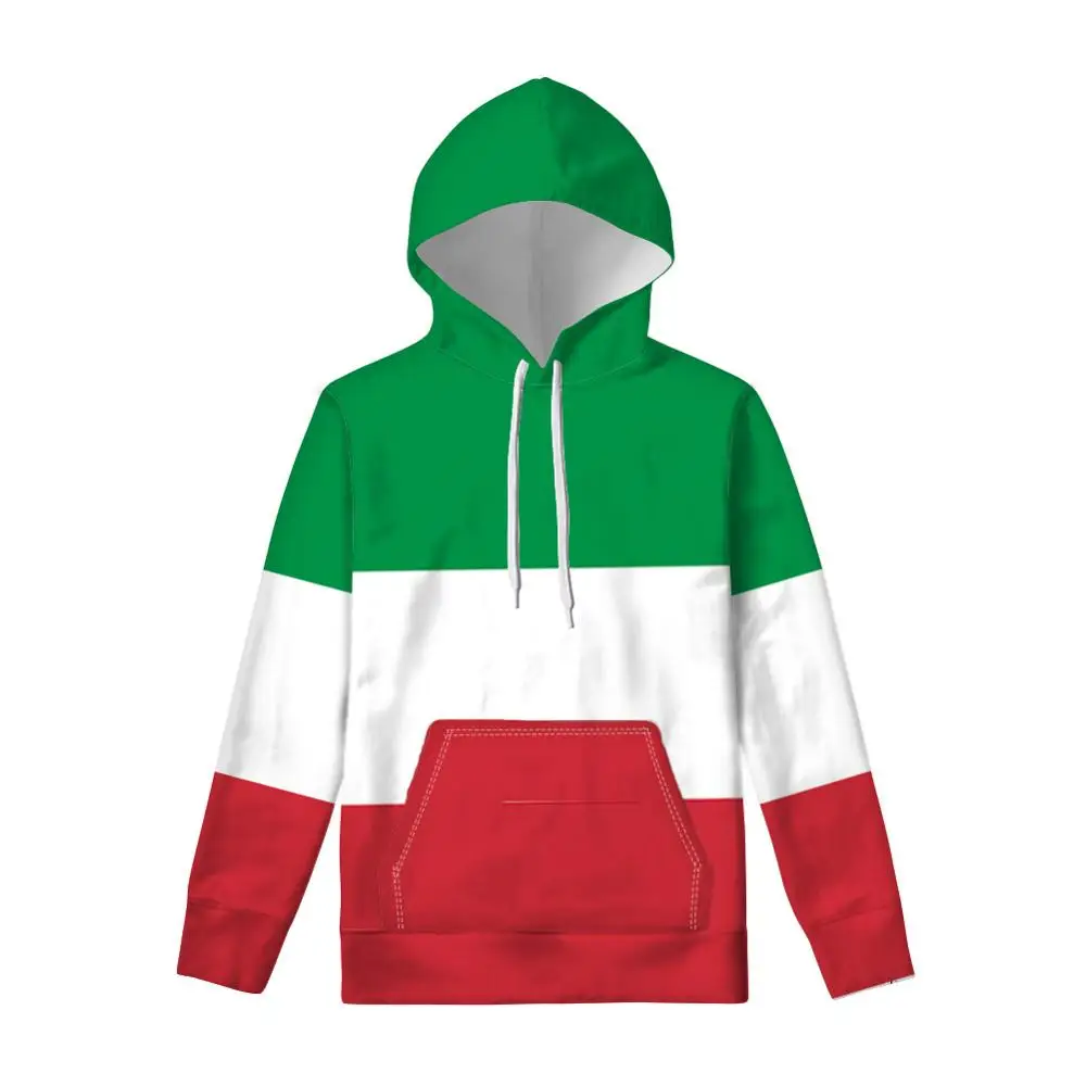 

ITALY Hoodie Diy Custom Made Name Number Ita Sweatshirt Nation Flag It Italian Country Italia College Print Logo Photo Clothes
