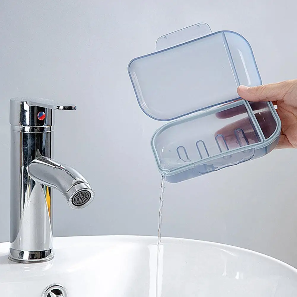 

Многофункциональная подставка для мыла A6i2, портативный органайзер для мыла с крышкой, для дома, душа, путешествий, общежития