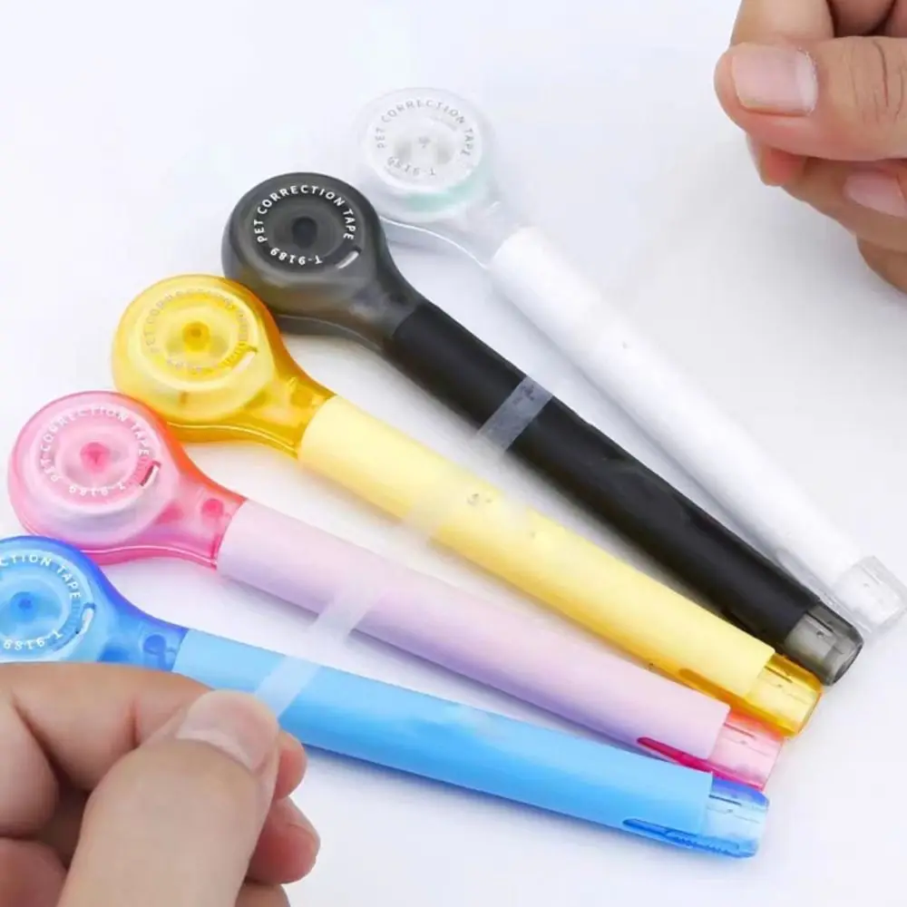 

Retractable Correction Tape Pen Plastic Pen Shape Ink Corrector Tape Altered Tools School Office Supplies White Out Tape