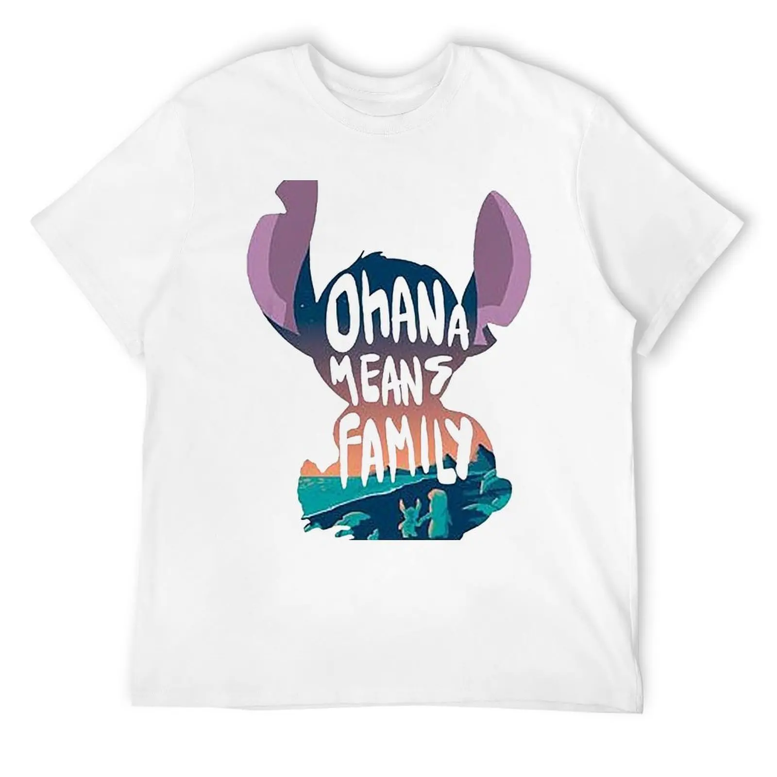 Oh a na M ea ns Fa m ily Li l o An d St it ch футболка спортивные фанаты подарки для парня Роскошные