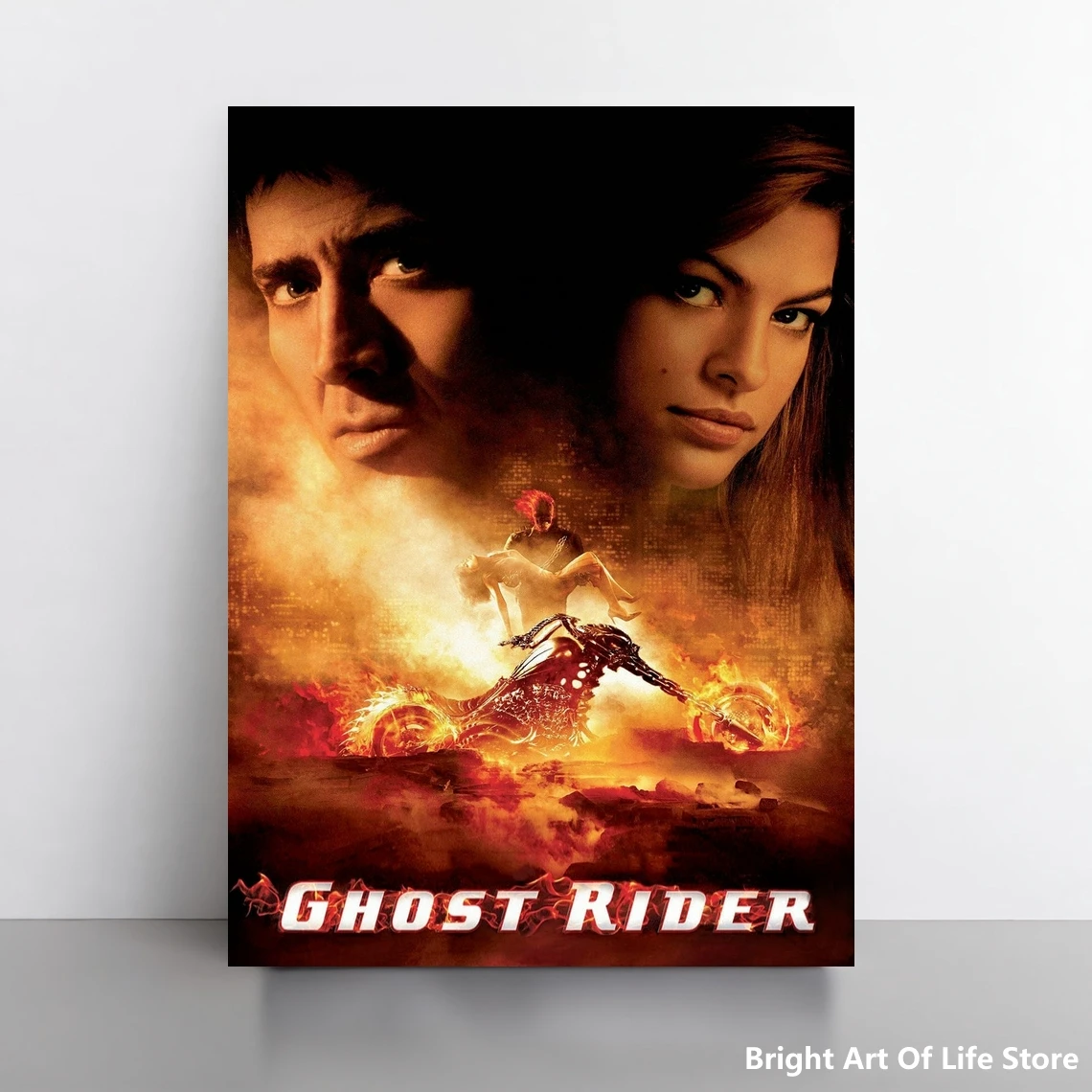 

Ghost Rider (2007) Movie Poster Star Art Cover Photo Print (Unframed)
