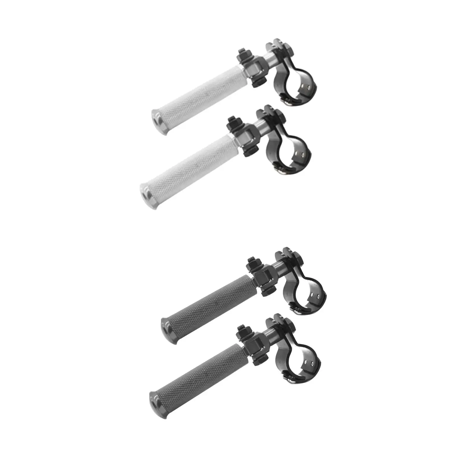 Universal Motorcycle Folding Rear Seat Footrest Pedals Accessory Alloy Electric Scooter Bike Modified Flat Footpegs for Niu