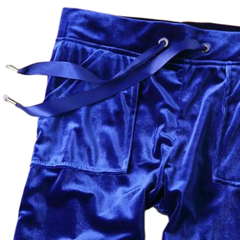 Весенне-осенний Женский бархатный брендовый Бархатный спортивный костюм из