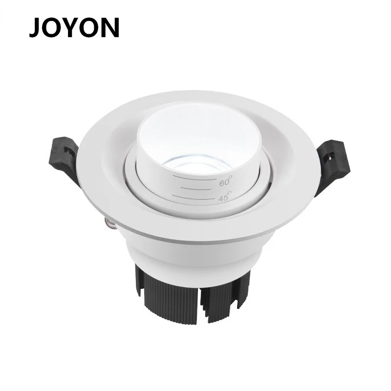 

Integrated Embedded Downlight COB Focusing Spotlight Adjustable Mounted LED Ceiling Installation Family Store Ceiling Lights