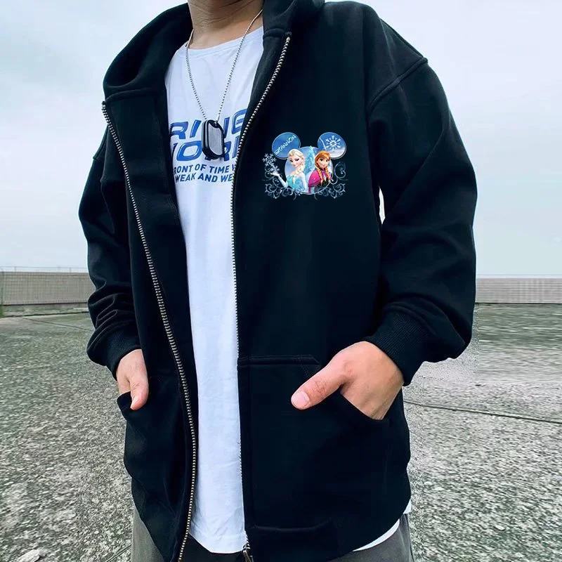 Толстовка с капюшоном для мальчиков и девочек принтом Холодное сердце