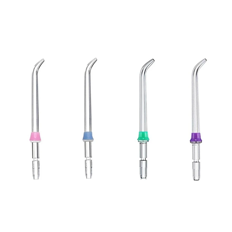 

Flosser Nozzle Oral Hygiene Accessories For Waterpik WP-100 WP-450 WP-250 Nicefeel Flycat FC168 Waterpulse V300 ,4PCS