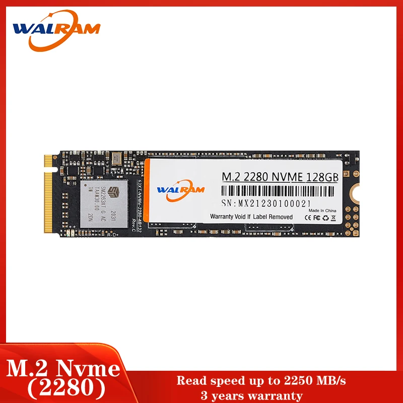 

Внутренний твердотельный накопитель WALRAM M.2 SSD PCIe NVMe 128 ГБ 256 ГБ 512 ГБ ТБ M2 SATA SSD 2280 мм SATA3