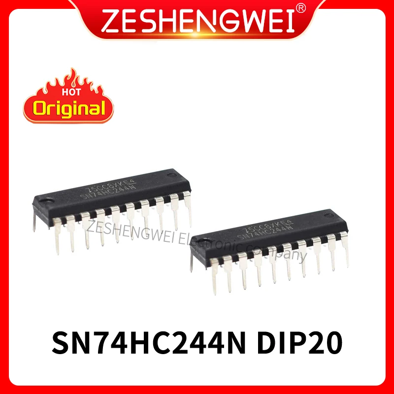 

10 Pcs SN74HC244N SN74HC244 74HC244N 74HC244 DIP-20 New In Stock