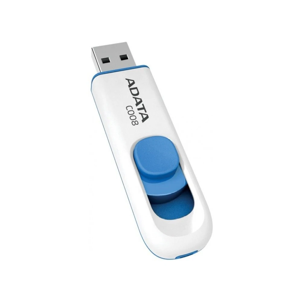 Флеш накопитель A-DATA Classic C008 AC008-64G-RWE 64 Гб USB 2.0 белый