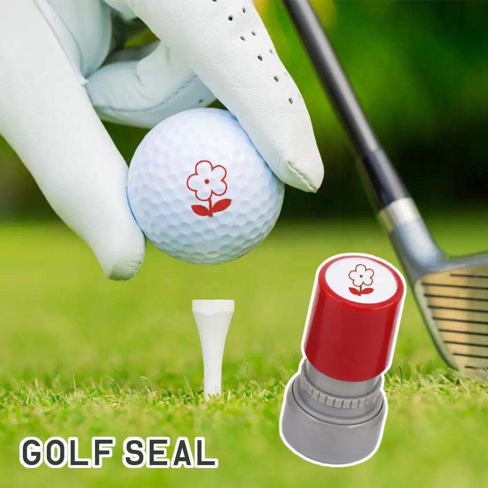 

20 мм маркер для мяча для гольфа маркер для печати Быстросохнущий цветочный узор многоцветный символ для гольфа подарок L3x7