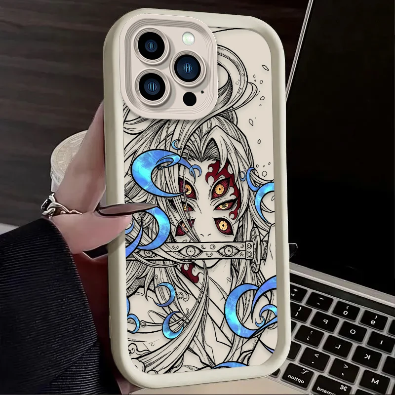 Фото Популярный чехол для телефона Xiaomi Redmi Note 15 14 13 12s 12 11 10 9s 9 8 7 A5 Pro Plus 4G 5G, мягкий, с принтом «Демон Слэйерс» Муичиро Кокушибо №4