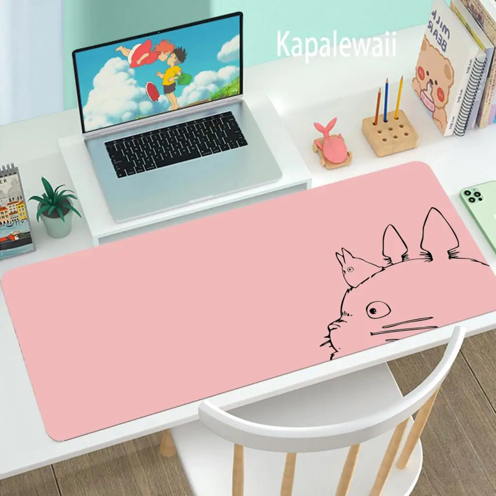 

Quality Anime Totoro And His Friends Durable Rubber Mouse Mat Pad Free Shipping Large Mouse Pad Keyboards Mat Extra Mouse Pad