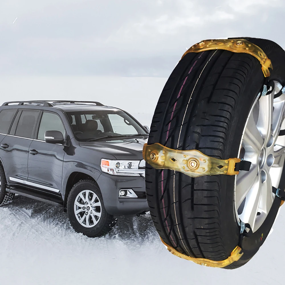 

Universal TPU Car Auto Wheels Tyre Tire Emergency Snow Chains Belt Winter Anti-skid Vehicle SUV Wheel Chain Mud Road Safe Safety
