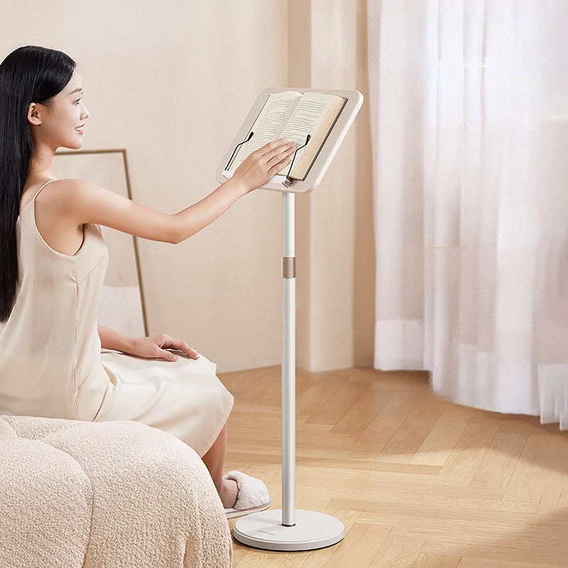 

Floor Reading Bracket Rotatable Telescopic Lifting Multifunctional Reading Modern Simplicity Music Stand Book Shelf Furniture