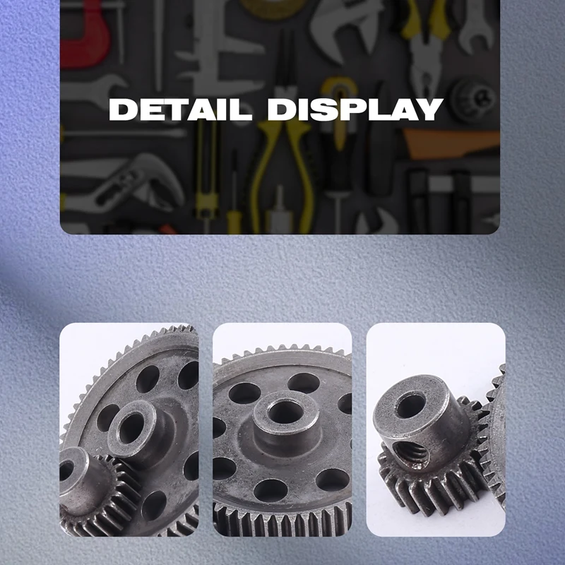 2 шт. (21T + 64T) 11184 &amp 11181 дифференциальная металлическая основная Шестерня 64T