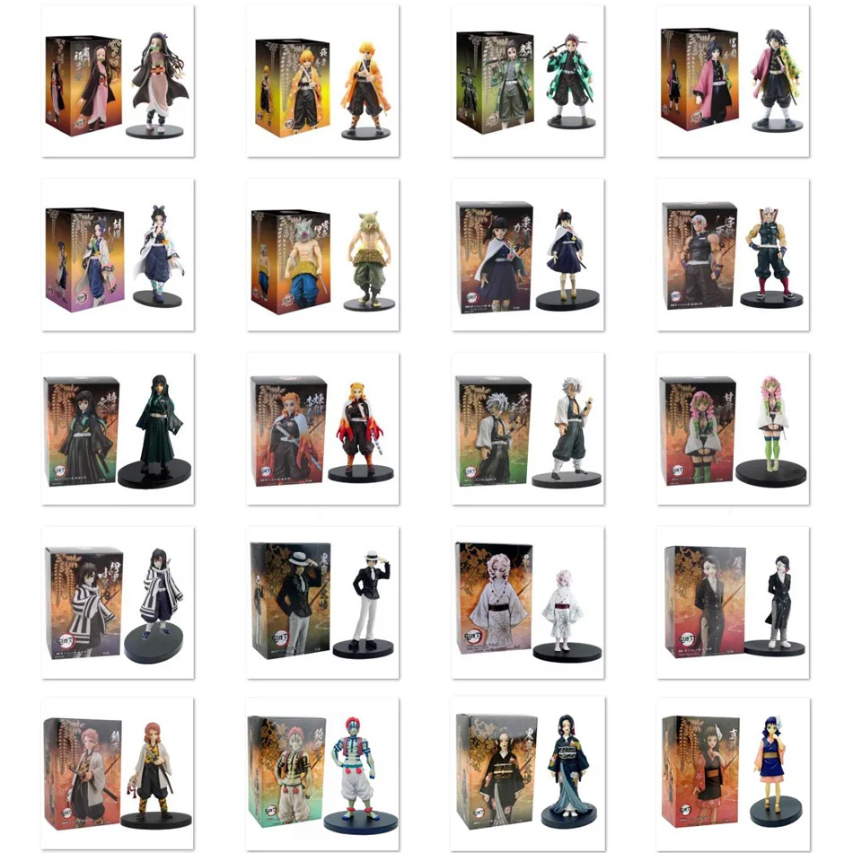 

PVC action character demon killer kimetsu no yaiba Tanjirou Nezuko action character Kanroji Mitsuri Uzui Tengen anime character
