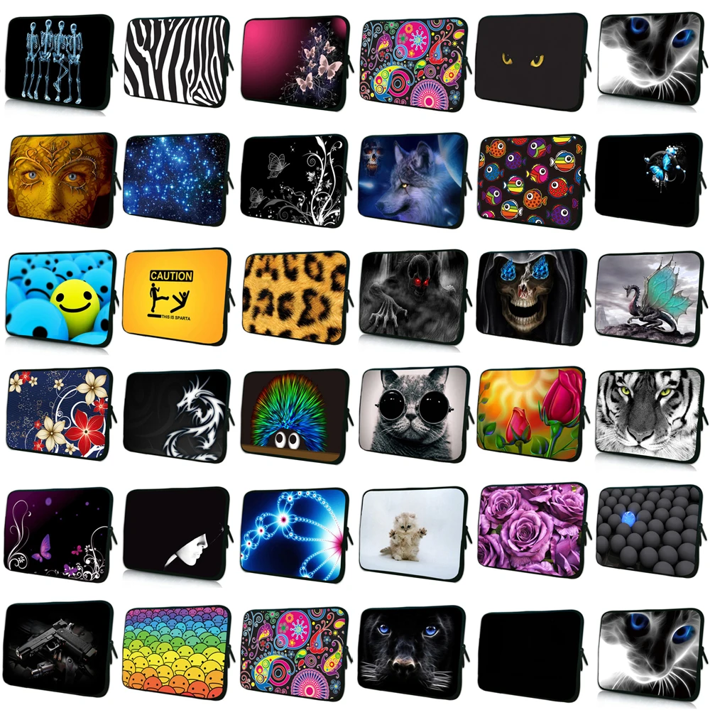 

10 12 13 15 15.6 17 Inch Notebook Cover Laptop Pouch Bags For Y700 Lenovo Macbook Air Sleeve 7" Tablet Mini Laptop Briefcase Bag
