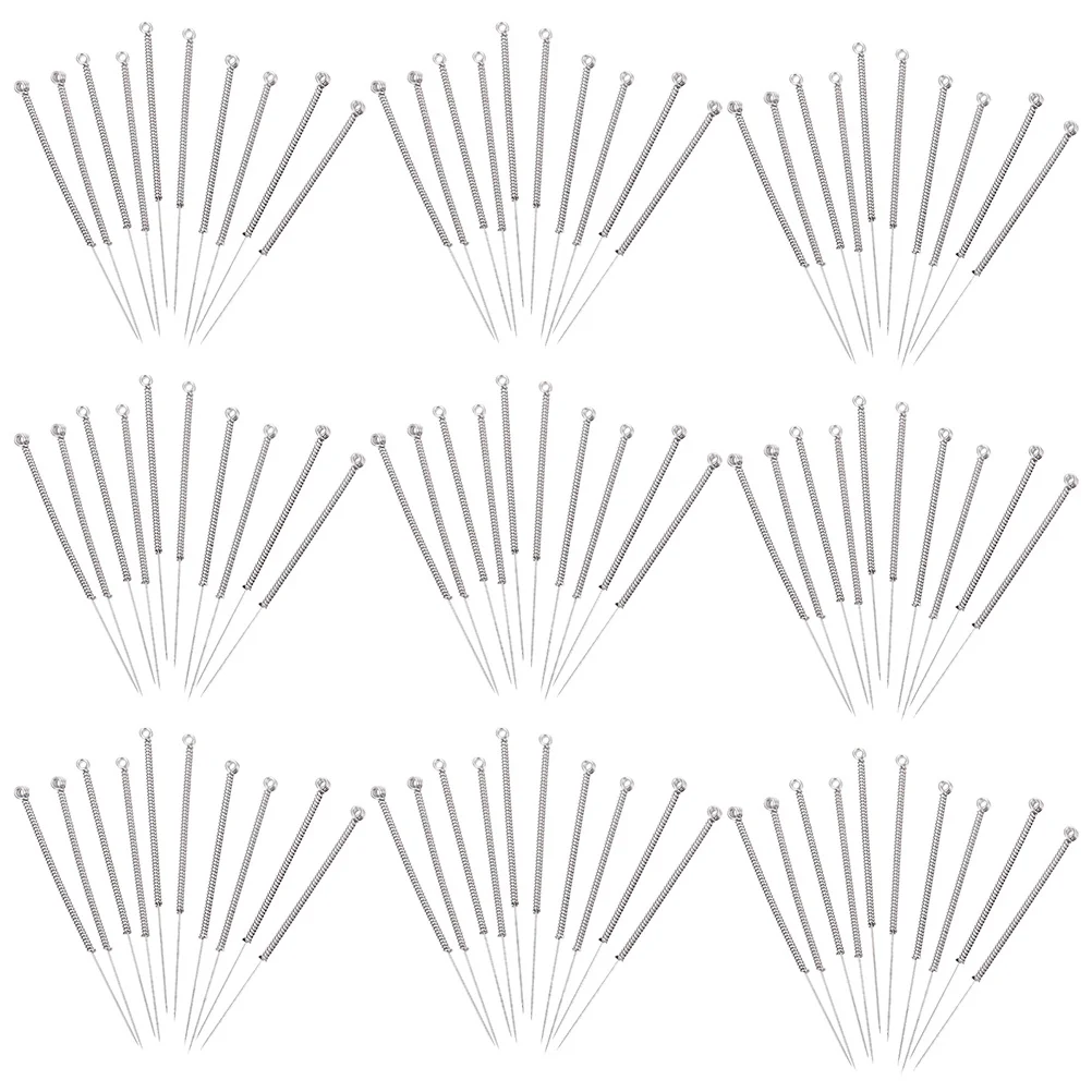

100 Pcs Disposable Beauty Massage Sterile Stainless Steel Tool Chinese