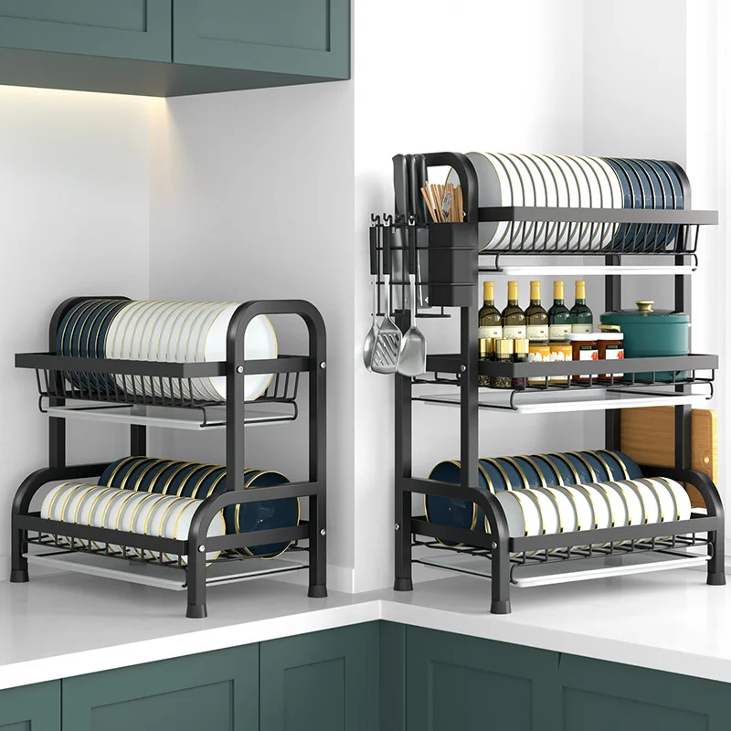 

Multi-layer Bowl Dish Plate Storage Rack Kitchen Novel Accessories Dish Drainer Kitchen Supplies Organizer Kitchenware Shelf