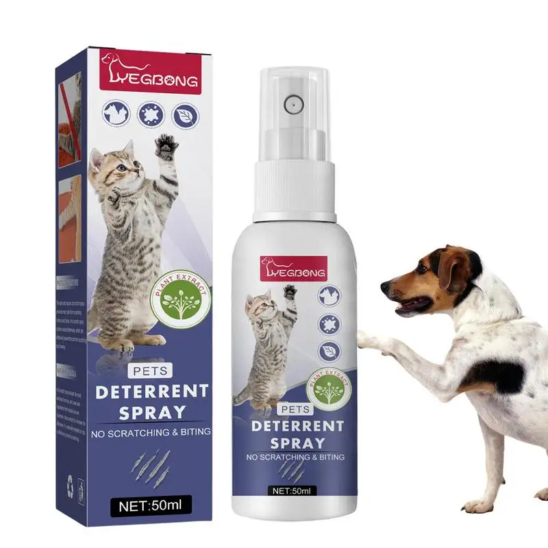 

No Chew Spray For Dogs 50ml Stop Chewing Spray For Cats Dogs Anti-Chew Bitter Training Sour Spray To Train Cats And Dogs To Stay