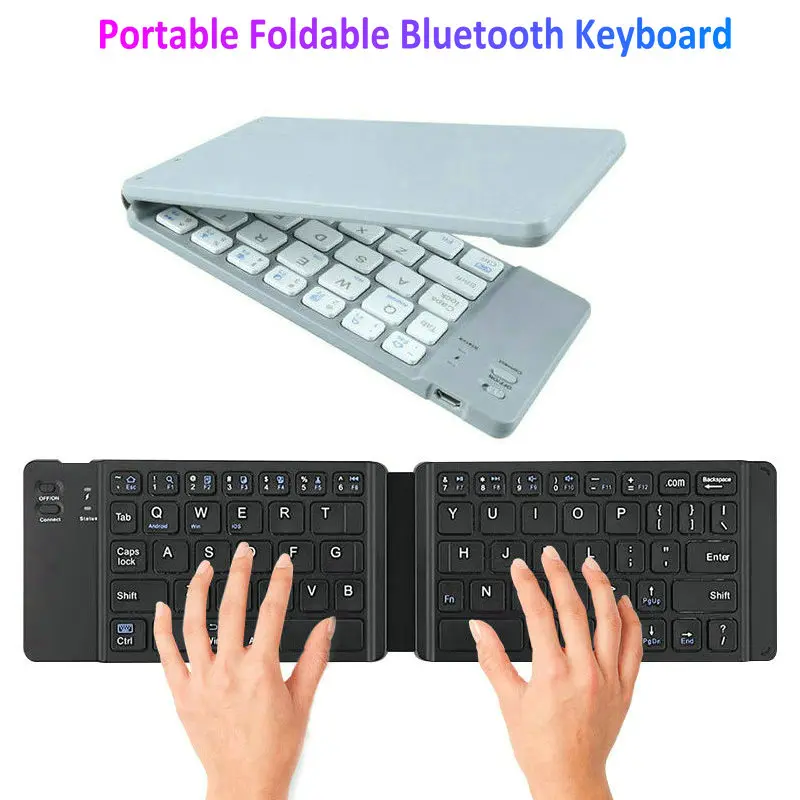 

Portable Foldable Bluetooth Keyboard for windows android ios bluetooth computer tablet pc phone etc. Fold Foliding mini keyboard
