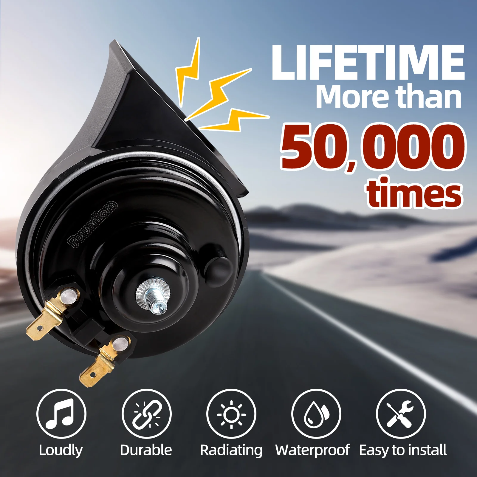 Высококачественный автомобильный гудок 12 В двойной Гудок для грузовиков поезда