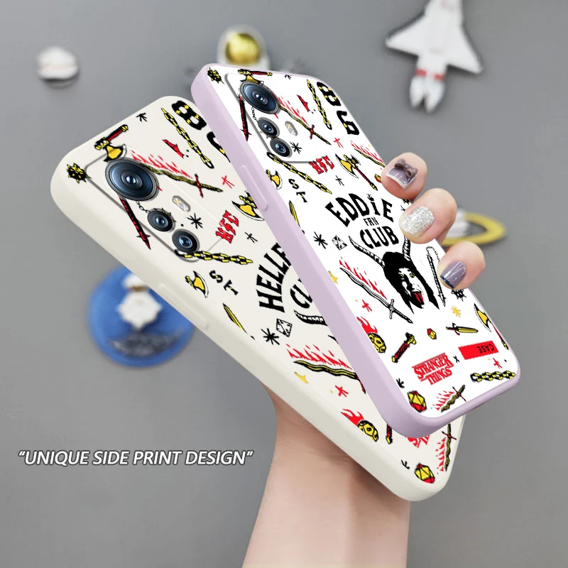 

Luxury Stranger Things Cool Phone Case For Xiaomi Mi 12S 12 12X 11i 11T 11 10 10S 10T 9 Pro Lite Ultra 5G Liquid Rope TPU Cover