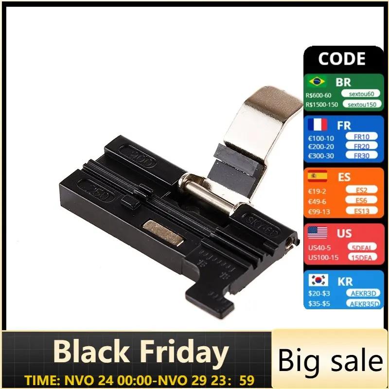 Fiber Clamp Holder for CT-30 Fiber Cleaver Clamp 3 in 1 Leather Cable Bare Fiber Pigtail Universal Clamp