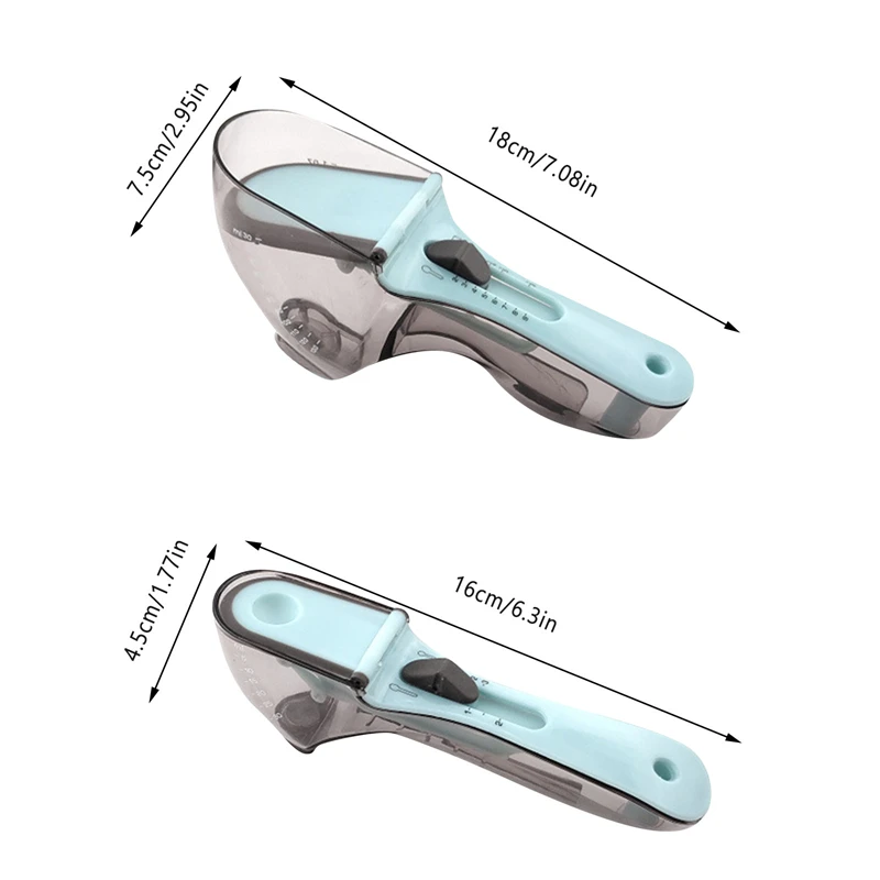 Пластиковая ложка-весы регулируемый инструмент для измерения внутреннего