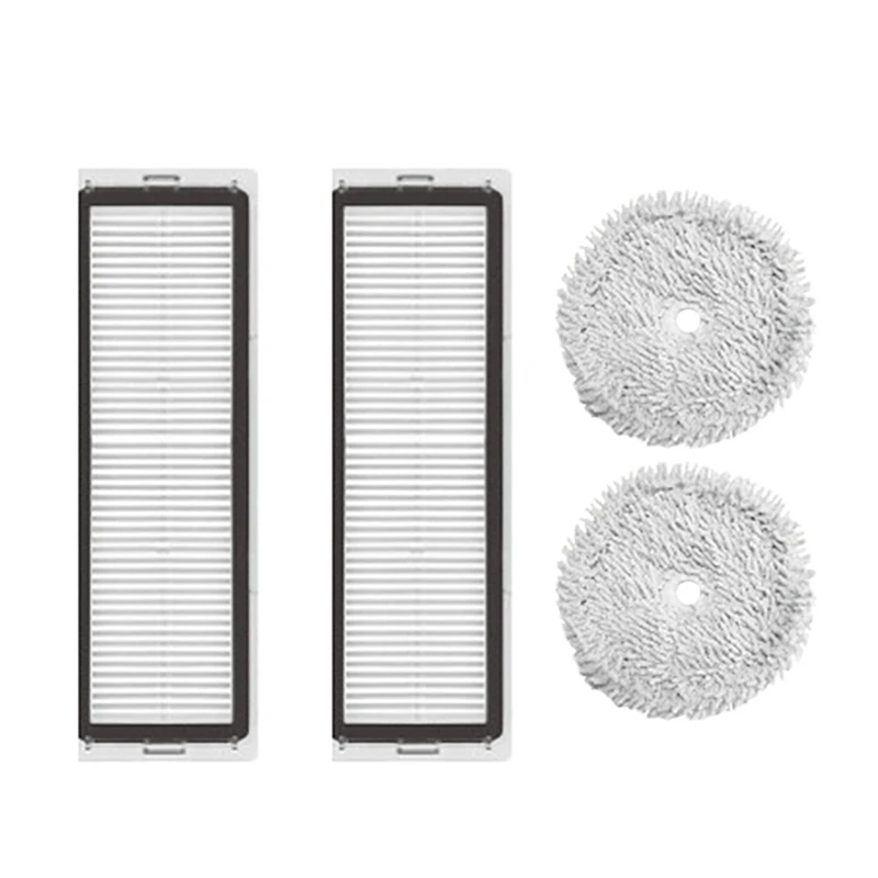 

4Pcs Washable HEPA Filter Mop Cloth For Xiaomi Dreame W10 Robotic Vacuum Cleaner Replacement Spare Parts