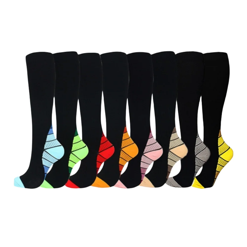 

Women's Gradient Woven Long Socks Acrylic Athletic Calf Protection Compression Socks Outdoor Casual Versatile Clothing Accessory