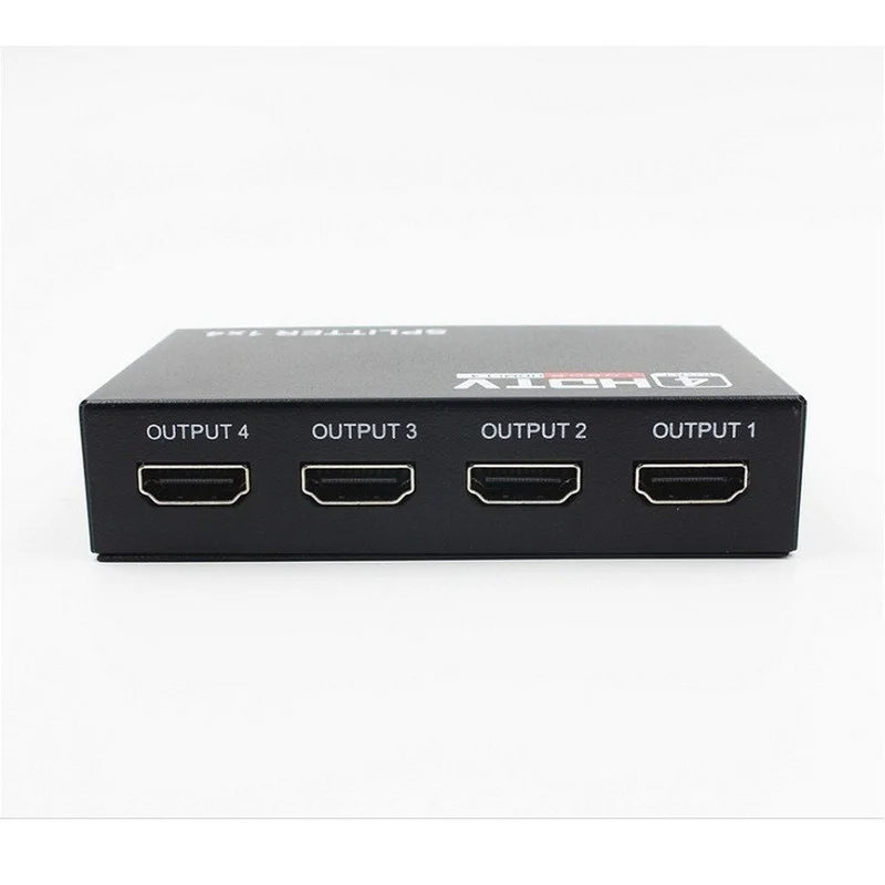 4K HDMI-compatible Splitter 1x4 Full HD 1080P Video HDMI Switch Switcher 1 In 4 Out Amplifier Adapter for HDTV DVD PS3Xbox enlarge