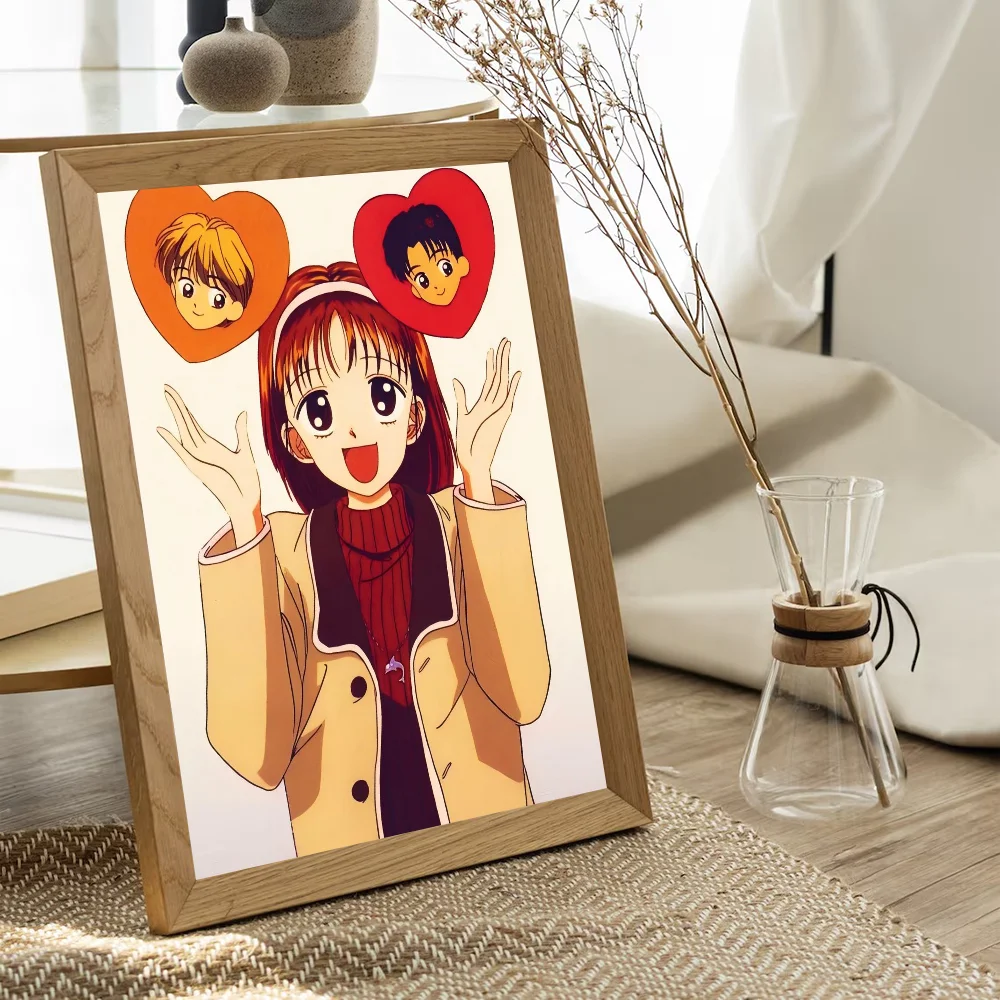 Marmalade Boy Anime Vintage Posters Sticky Retro Kraft Paper Sticker DIY Room Bar Cafe Kawaii Decor