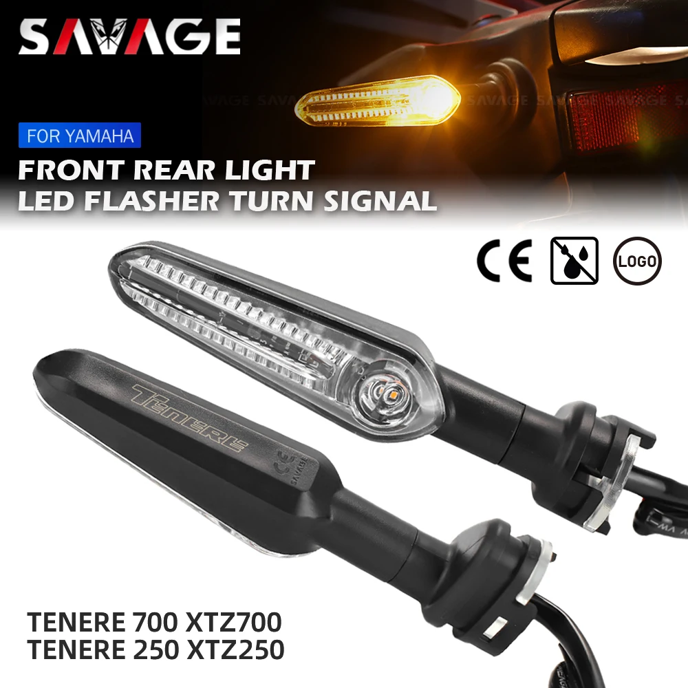 

LED Flasher Turn Signal For YAMAHA TENERE 700 XTZ700 Rally 2019- XTZ 250 2013- Motorcycle Accessories Indicator Light Lamp T7