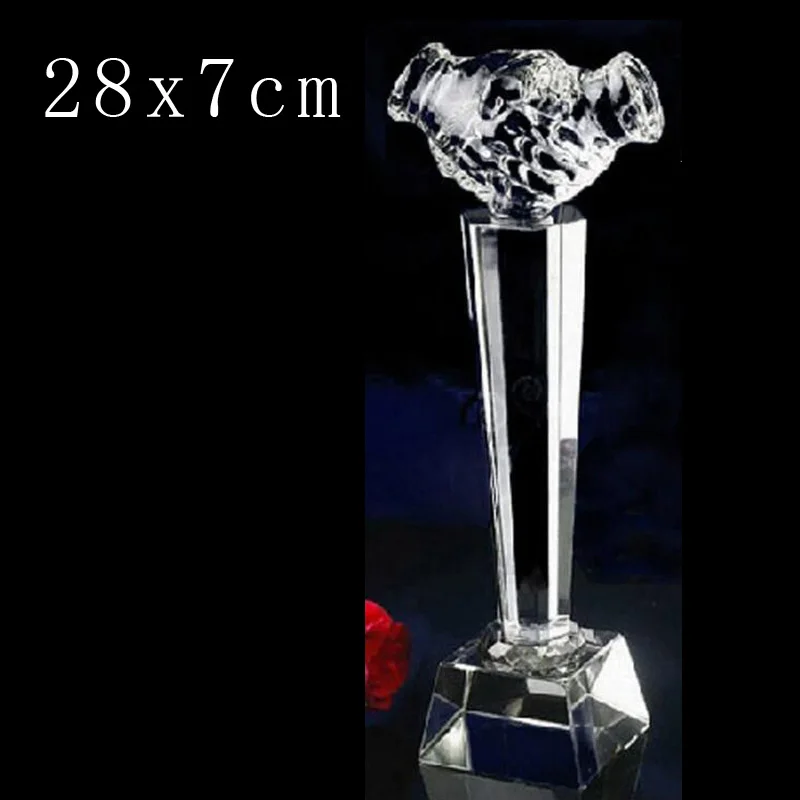 

Хрустальный трофей рукопожатие 1 шт.