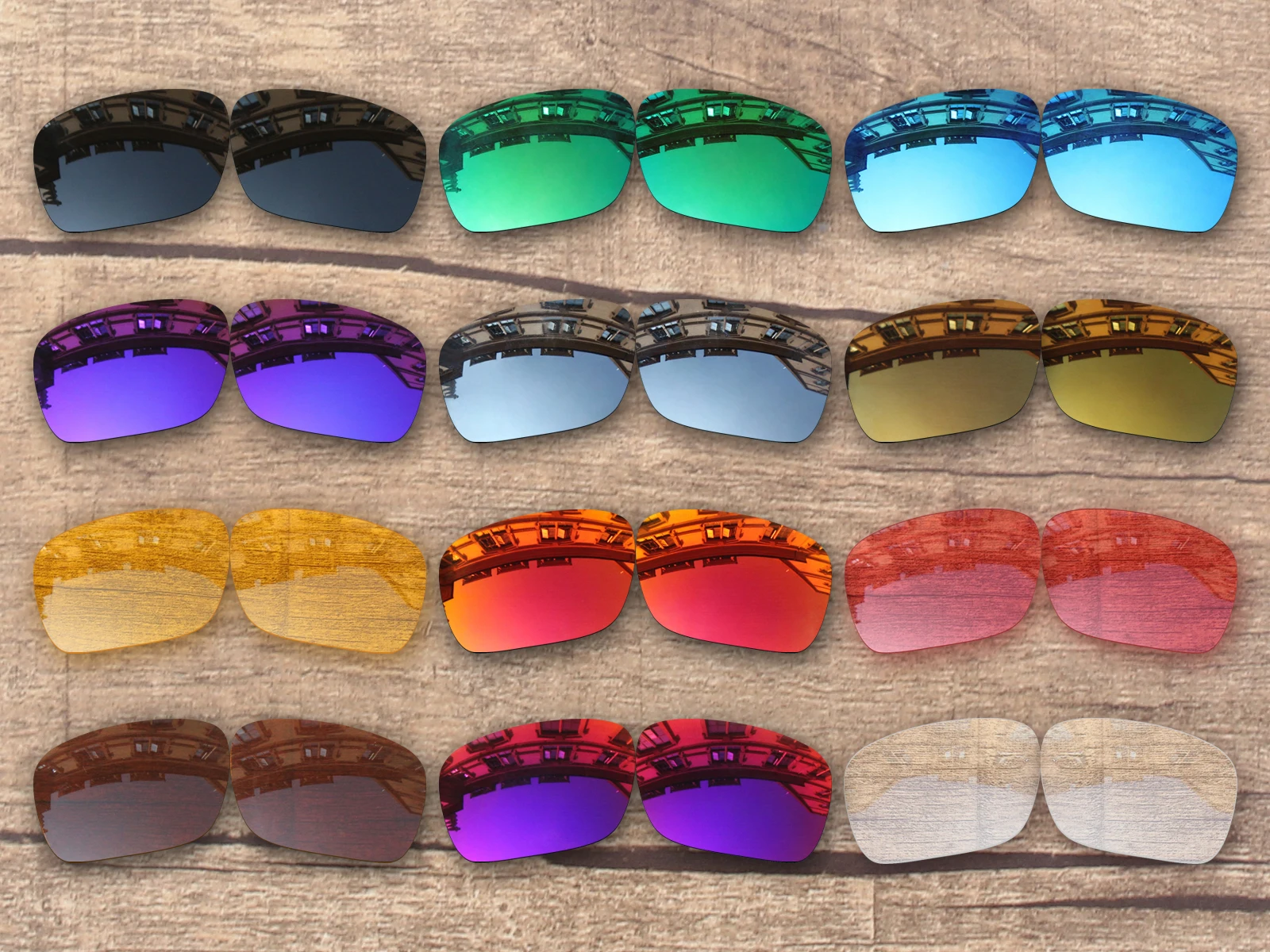 Vonxyz 20+ Color Choices Polarized Replacement Lenses for-Oakley Sliver Edge OO9413 Frame