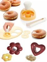 diy cake donut mold cartoon pastry dough process design stencil donut plastic dessert maker mould home party decorating tools