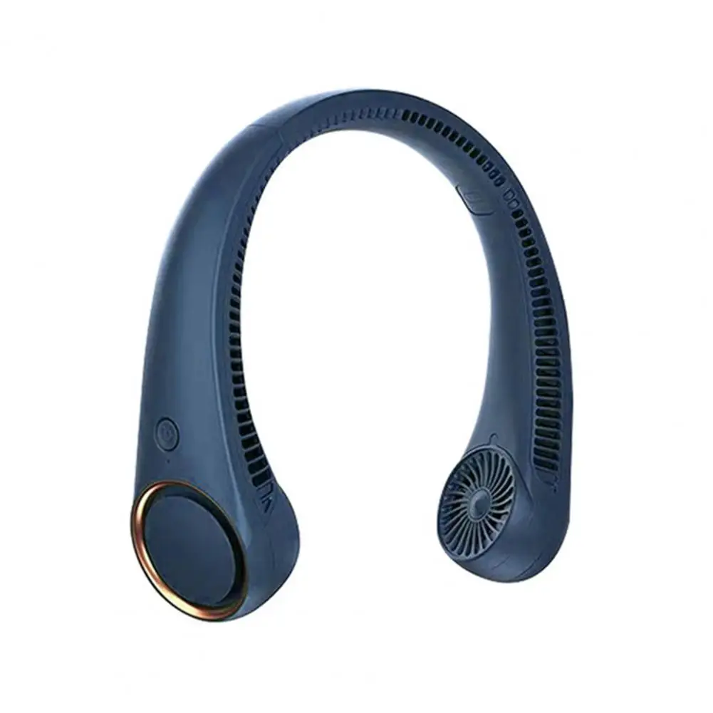 

Портативный подвесной шейный вентилятор, беспроводной мини-вентилятор с зарядкой от USB, бесшумные вентиляторы без лопасти, охлаждение возд...