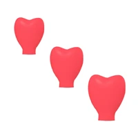 silicone makeup brush holder makeup brush cover silicone makeup brush cap heart shape reusable easy pull out cosmetic brush