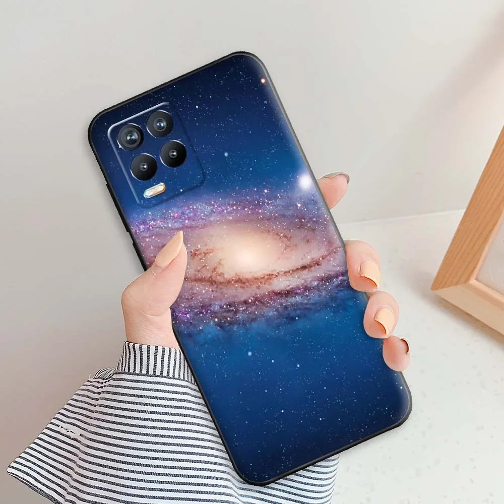 Задняя крышка для Realme 8 5G чехол RMX3241 задняя из мягкого силикона